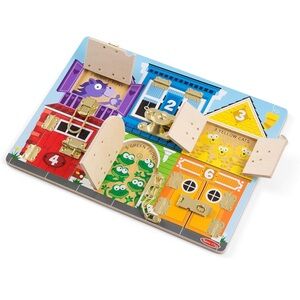 Melissa & Doug Colorful Latches Activity Board